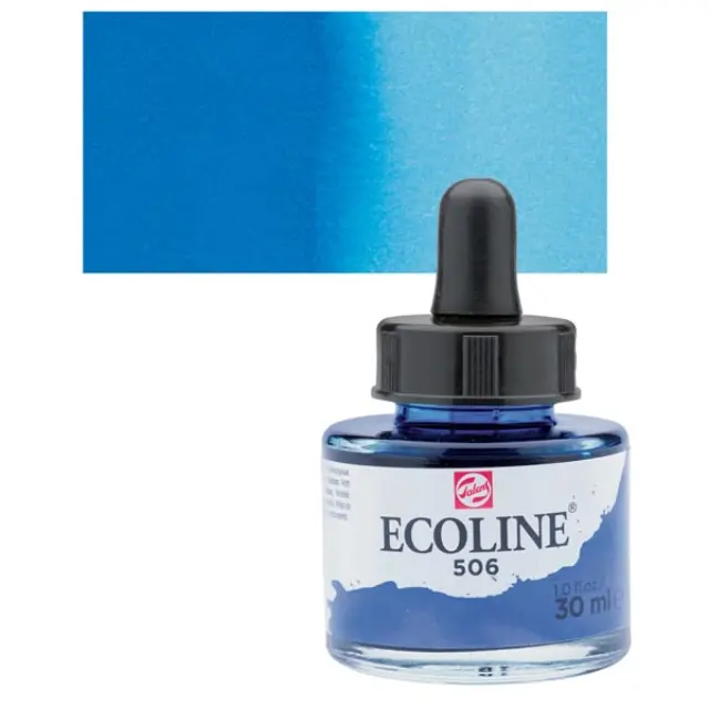 Μελάνι Talens Ecoline - 506 Ultramarine Deep - 30ml