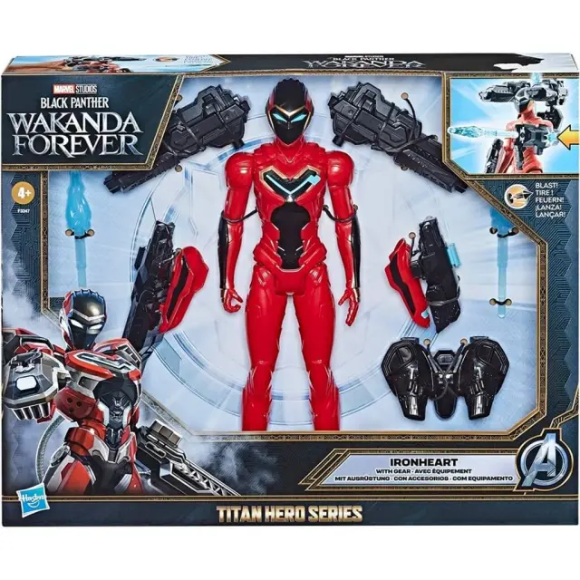 Hasbro Black Panther: Wakanda Forever Titan Hero Series Ironheart with Gear F3347