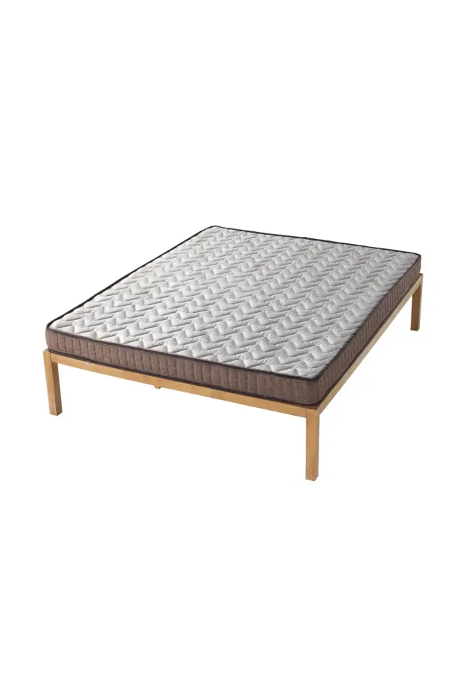 Stewehome Ορθοπεδικό Στρώμα Αφρού Gold Σκληρό Καφέ 120x200x12 cm 2