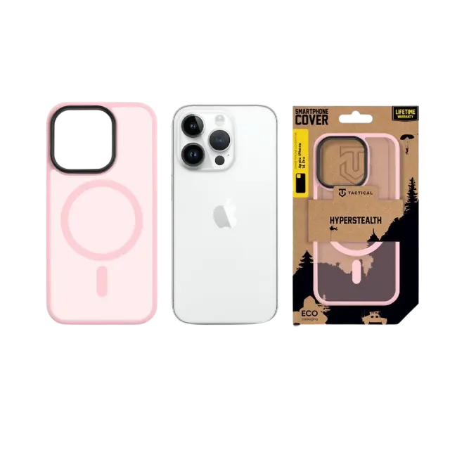 Tactical MagForce Hyperstealth Cover for Apple iPhone 14 Pro Pink Panther 3