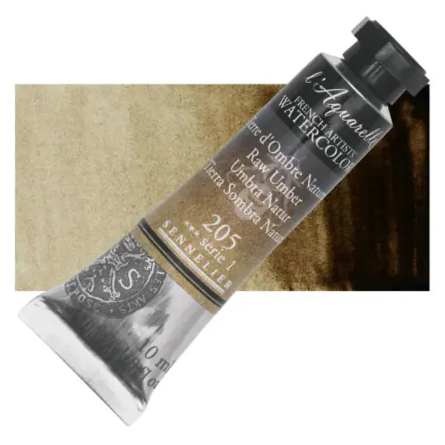 Χρώμα Ακουαρέλας Sennelier l Aquarelle Σωληνάριο 10ml - 205 Raw Umber