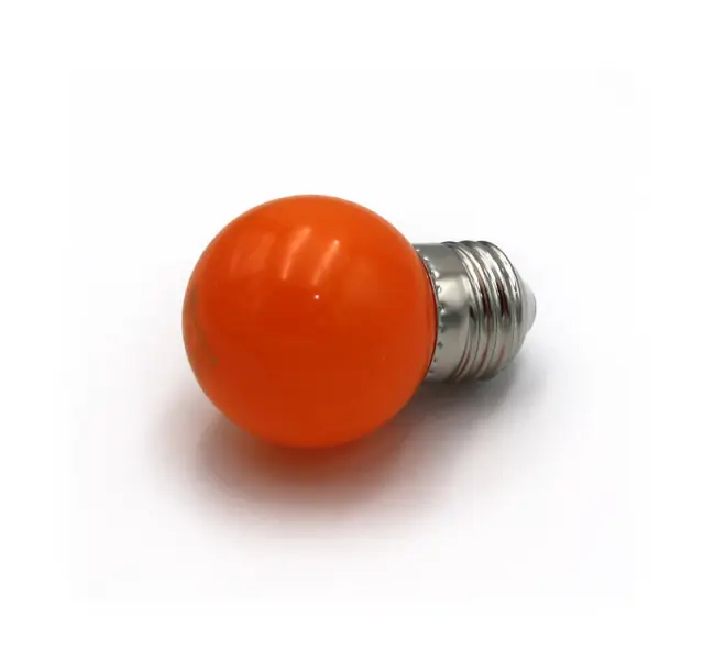 LED ΛΑΜΠΑ ΣΦΑΙΡΙΚΟ Ε27 2W 230V ΠΟΡΤΟΚΑΛΙ