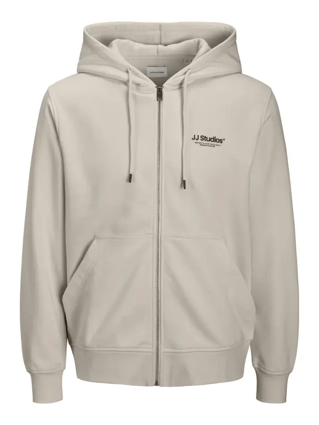 JJESOHO SWEAT ZIP HOOD NOOS Moonbeam - XXL