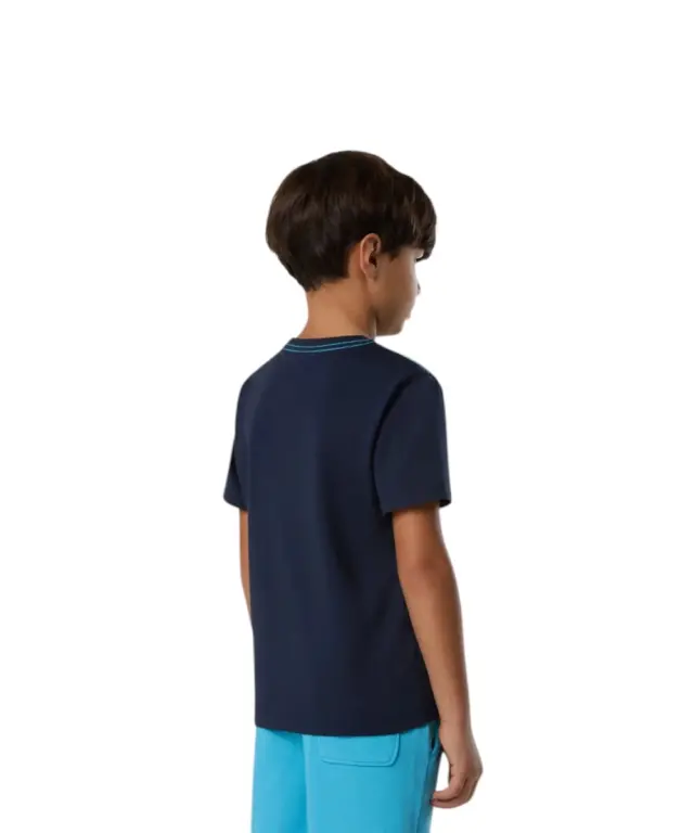 North Sails - Παιδικό Κοντομάνικο Μπλουζάκι T-Shirt Print 795227-000-0802 Μπλε Ναυτικό 3