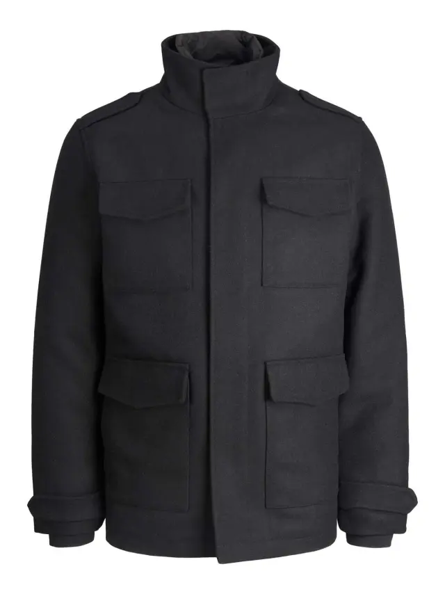 JPRBLAPARKER WOOL FIELD JKT SN Black