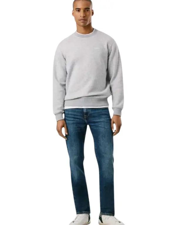 Pepe Jeans - Ανδρική Μπλούζα Φούτερ Macbeth Small Logo PM5800015-933 Γκρι 3