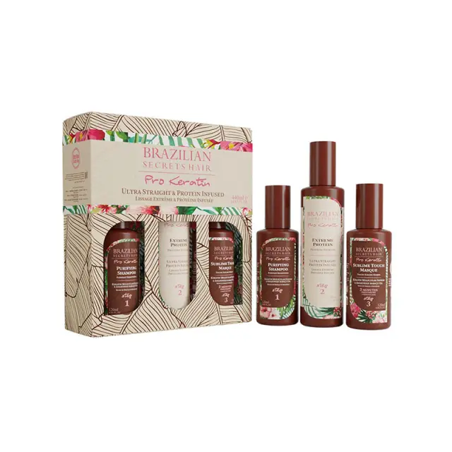 Brazilian Secrets Hair Pro Keratin Extreme Protein Kit 440ml