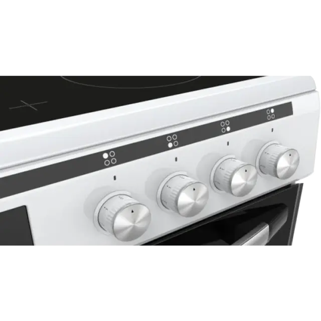 Elco 70447CW Ηλεκτρική Κουζίνα με Κεραμικές Εστίες και Φούρνο 69lt Π60εκ. Λευκή 3