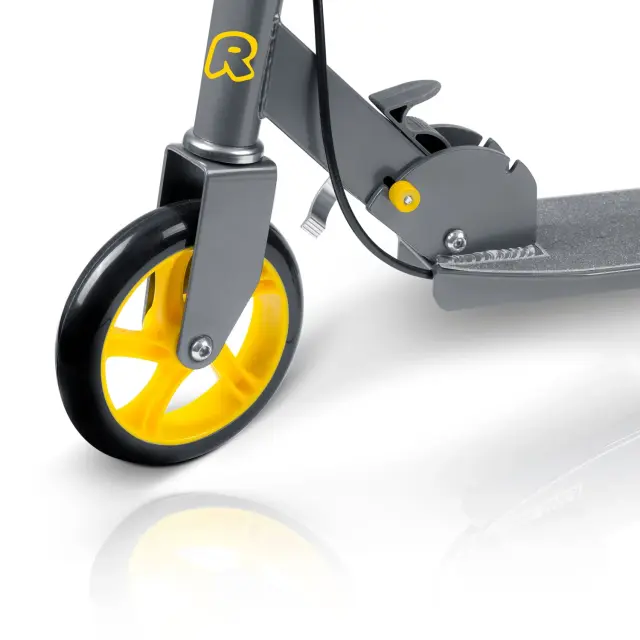 Ricokids Παιδικό Πατίνι Αναδιπλούμενο Δίτροχο Γκρι-Κίτρινο 2