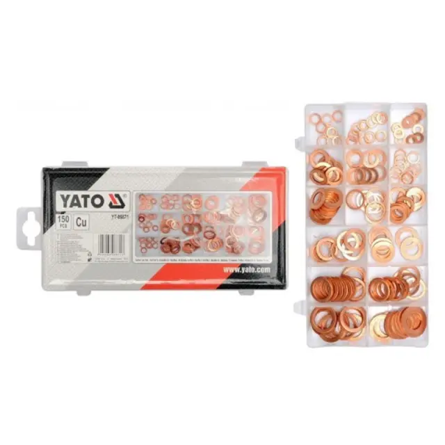 Yato Σετ Ροδέλες Χαλκού 150τμχ YT-06871 3