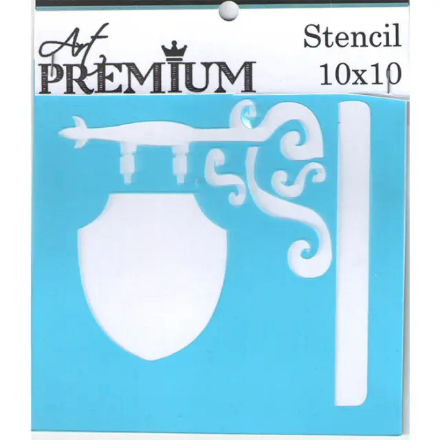 Στένσιλ Art Premium - 10x10cm - Ταμπέλα