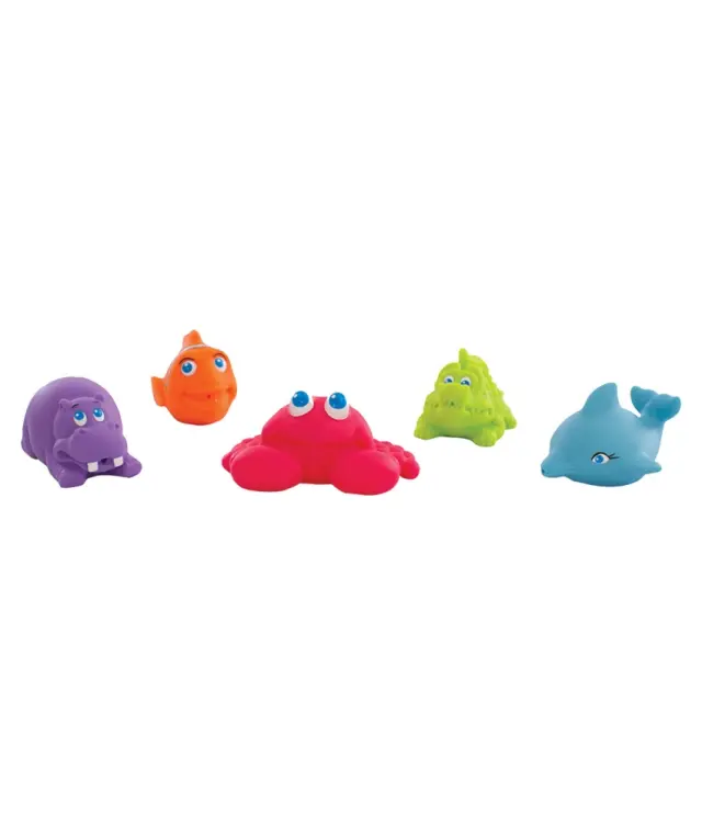 Playgro Under The Sea Squirtees Μπουγελόφατσες για 6+ Μηνών 5τμχ
