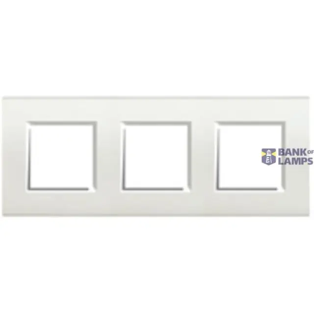 LL - COVER PLATE 2X3P 71MM WHITE