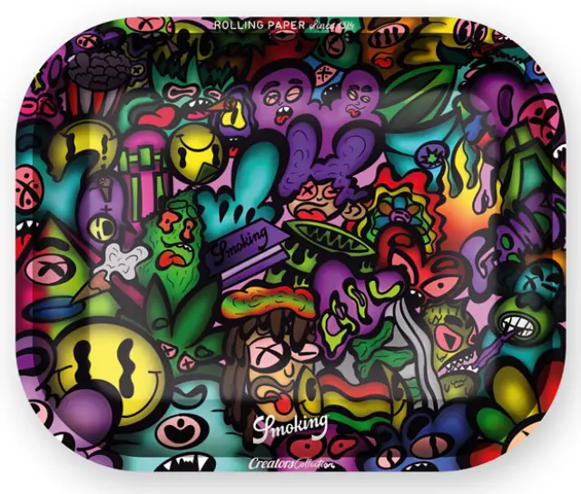 Smoking Rolling Tray Δίσκος Large - Rampage Fans (34x28cm) 2