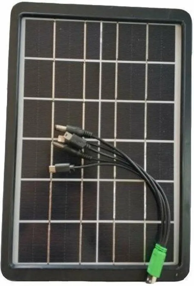 GDSuper Ηλιακός Φορτιστής Μπαταριών 8W με σύνδεση USB GD-100