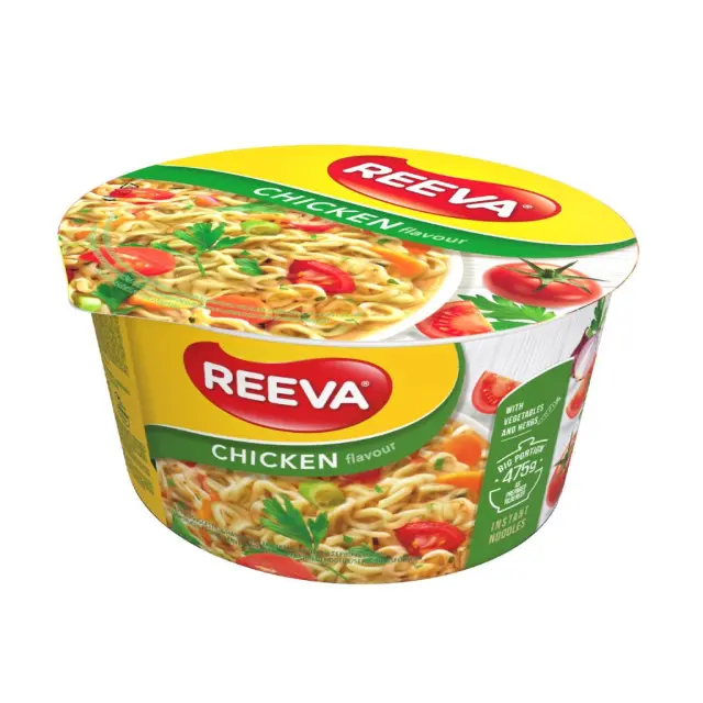 Reeva Noodles In Bowl Με Κοτόπουλο 75gr