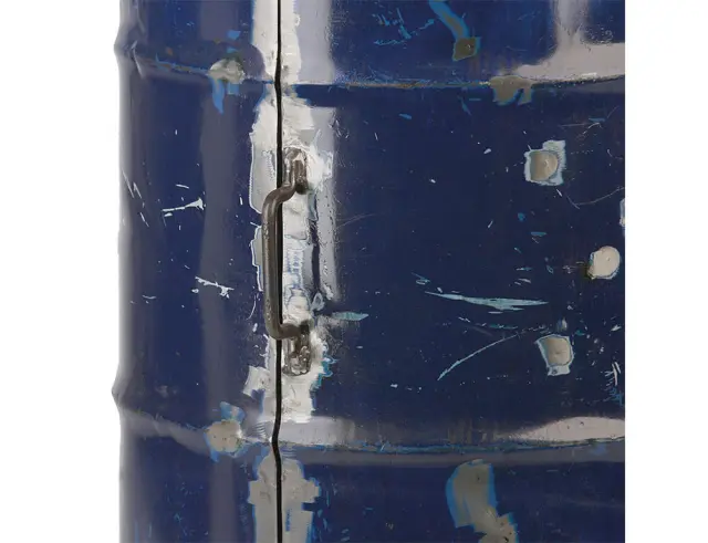 Boηθητικό τραπέζι Barrel (84183) Από Μέταλλο και Ξύλο, με 3 ράφια και διαστάσεις 76x116cm 84183 2