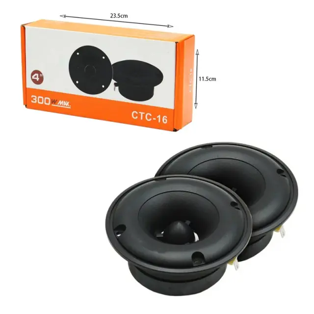PerVoi Σετ Ηχεία Αυτοκινήτου 4" 300W 35w RMS CTC-16G - Tweeter Car Speaker 014359 3