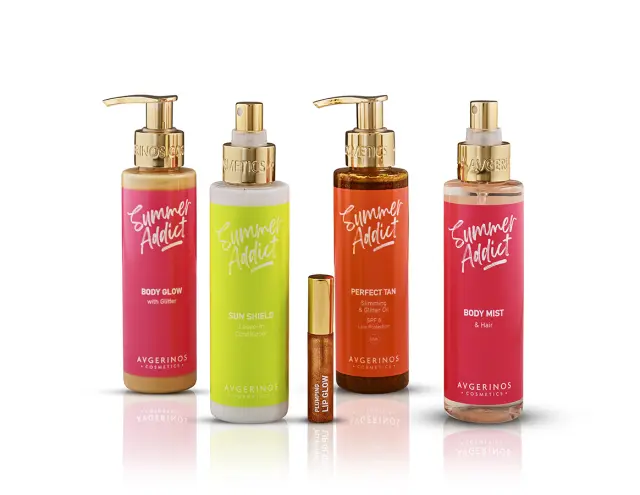 AVGERINOS COSMETICS Summer Addict Body Glow Ενυδατική Κρέμα Σώματος με Άρωμα Βανίλια 150ml 2