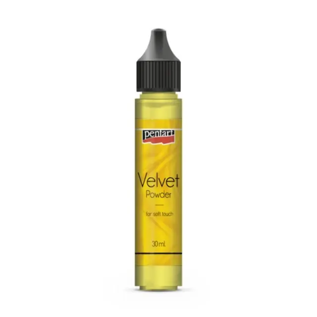 Velvet powder 30 ml Pentart, Citrine