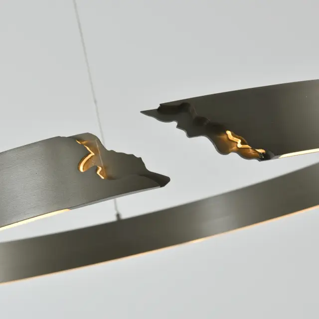 ΚΡΕΜΑΣΤΟ ΦΩΤΙΣΤΙΚΟ LED ACA KY011EC92C RUNO ΜΑΤ ΑΣΗΜΙ ΑΛΟΥΜΙΝΙΟ + ΣΙΛΙΚΟΝΗ 30W 2800K-3200K-4000K 900LM IP20 Φ600MM / KY011EC92C 2
