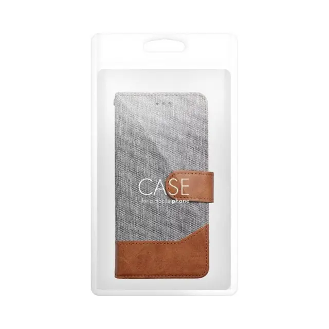 Θήκη Βιβλίο Jeans Book Case Για Xiaomi Redmi Note 14 4G Γκρι 2