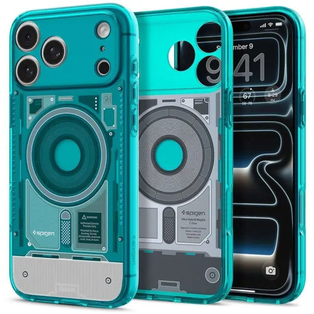 Spigen Ultra Hybrid MagSafe, c-one bondi blue - iPhone 18 Pro/17 Pro