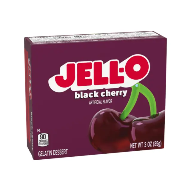 Jell-O Gelatin Black Cherry 85gr