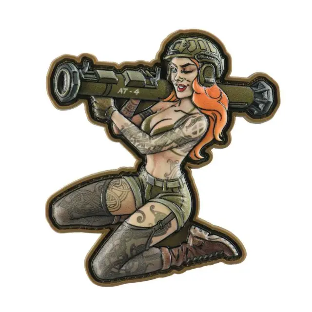 M-TAC Patch Tactical girl #10 PVC Skandinavik - 06-Χακί-Olive Green