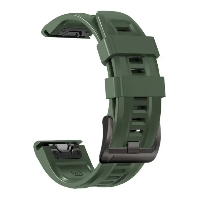 Tech-Protect® Iconband Λουράκι Σιλικόνης για Garmin Fenix 3/5x/3hr/5x Plus/6x/6x Pro/7x/8/9 (51mm)- Army Green 2