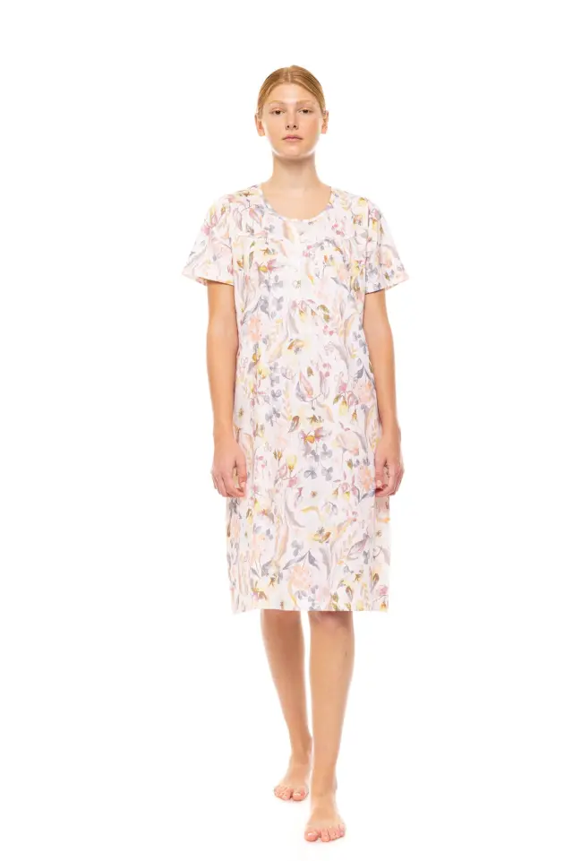 S1492 - Type - NIGHTGOWN CLASSIC FLORAL ROSE - XXL 2