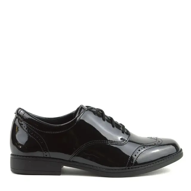 CLARKS SAMI WALK Y BLACK PATENT