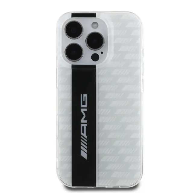AMG Carbon Pattern Case for iPhone 16 Pro Max White 2