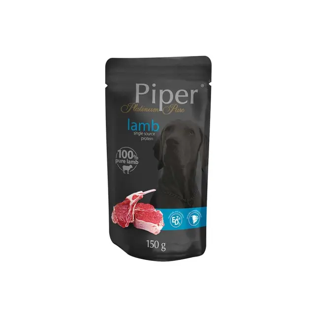 Φακελάκια Σκύλου Piper Platinum Αdult Αρνί 150gr