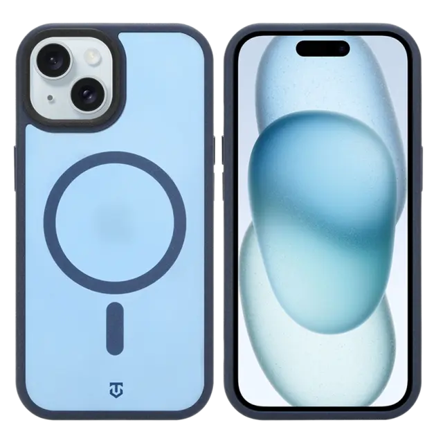 Tactical MagForce Hypersand Cover for Apple iPhone 15 Deep Blue 2