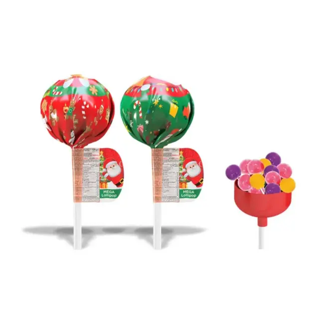 Christmas Mega Lollipops 120gr 3