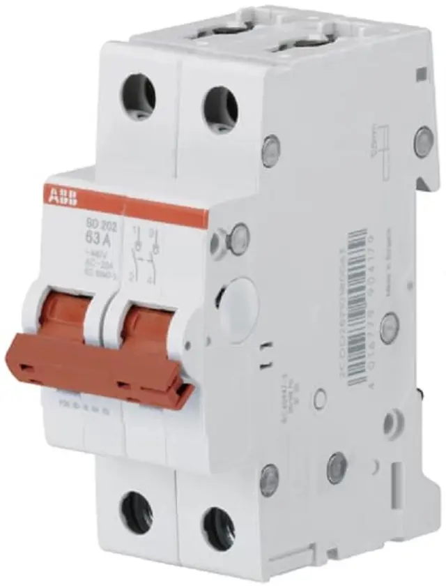 ABB Διπολικός Διακόπτης Ράγας 40A SD202/40