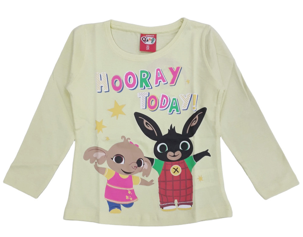 Μπλουζάκι Μακρυμάνικο It's a Bing Hooray Today Yellow 8020223 - 24 M (92cm)