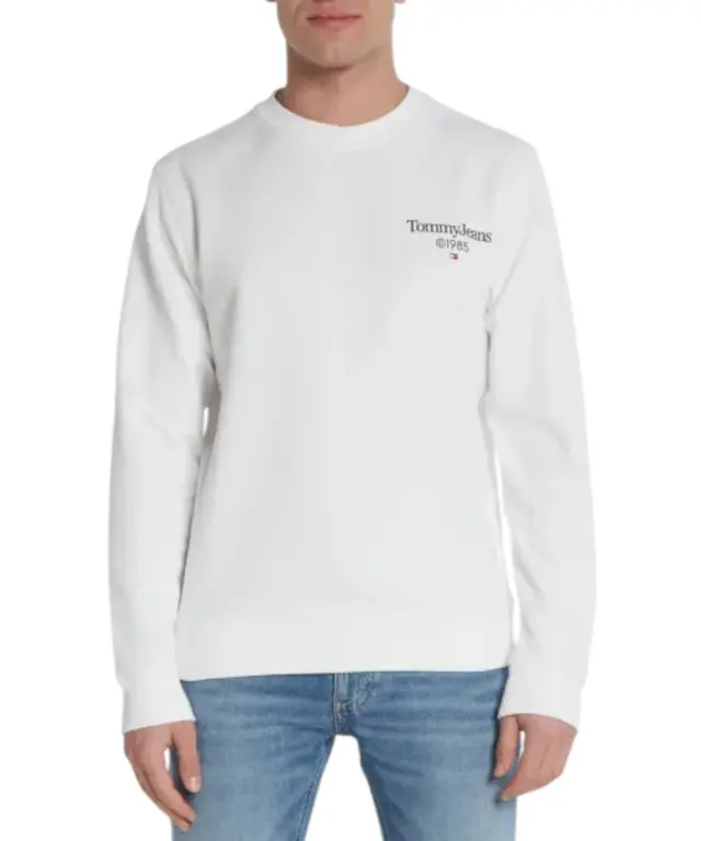 Tommy Hilfiger - Ανδρικό Φούτερ Zipless DM0DM18609-YBR Λευκό - 2XL 2