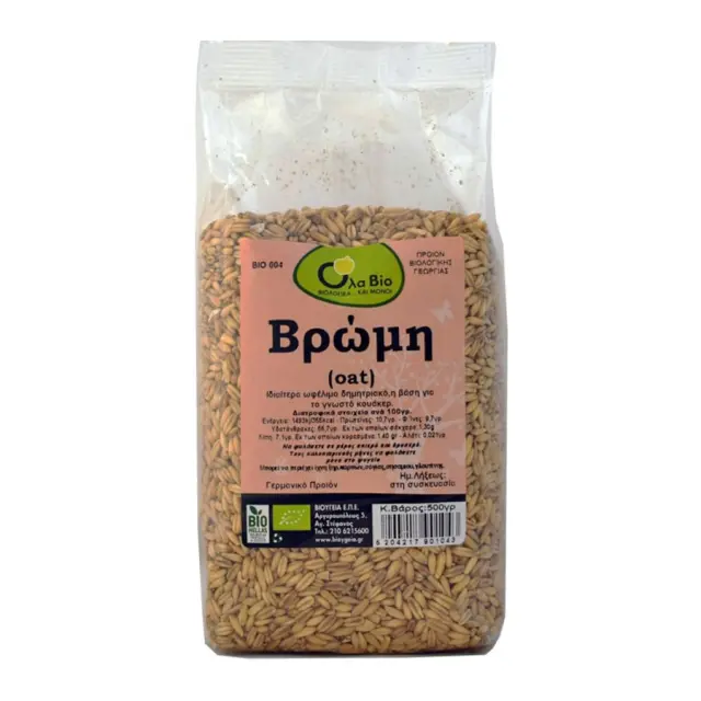 Βιολογική Βρώμη - Όλα Bio - 500gr 5204217901043