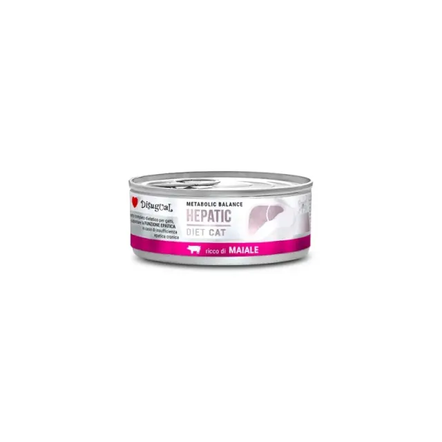 Disugual Metabolic Balance Cat Hepatic Υγρή Τροφή Γάτας σε Κονσέρβα με Χοιρινό 85gr