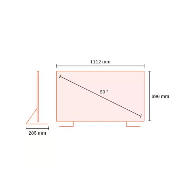 ΤΗΛΕΟΡΑΣΗ 50'' LED 50H665BUV TESLA 3