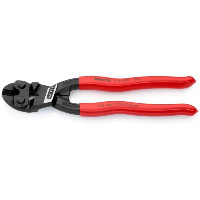 Knipex 7121200 - Κόφτης καλωδίων ως 3,6mm, με ελαφριά μόνωση No200mm 2