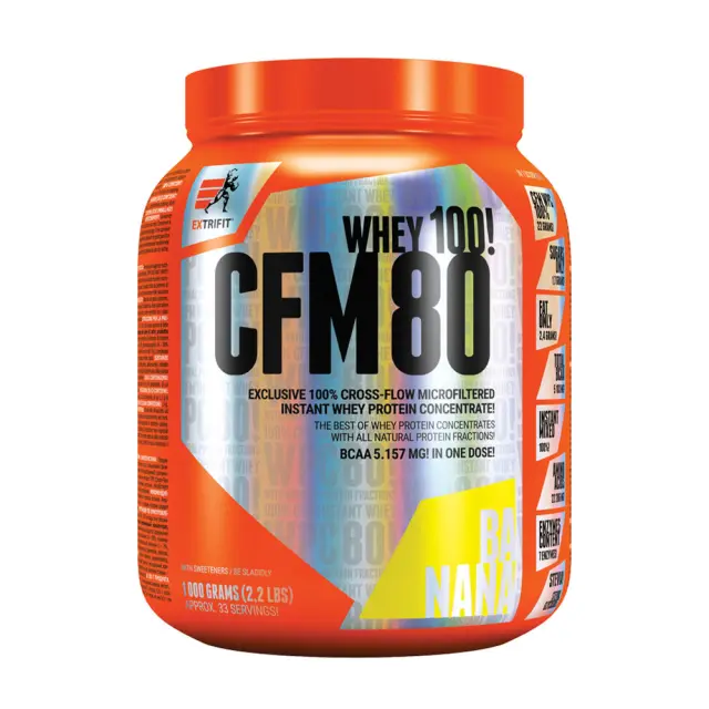 Extrifit CFM Instant Whey 80 banana, 1000-g
