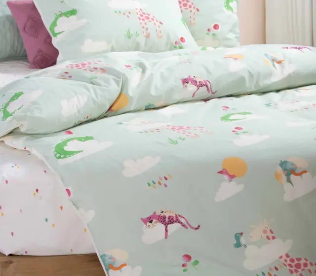 ΠΑΙΔΙΚΑ ΣΕΤ ΣΕΝΤΟΝΙΑ ΜΟΝΑ SKY IS A ZOO 170X260 NEF-NEF HOMEWARE 2