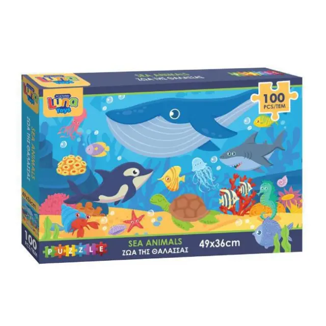 Luna Puzzle 100 τεμ. Θαλάσσιος Κόσμος (000622311)