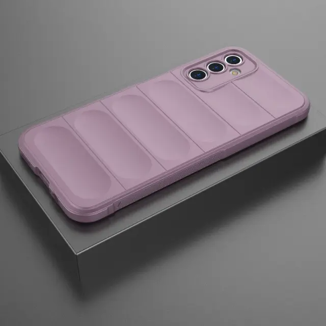 Θήκη Σιλικόνης Rugged Anti Scratch για Samsung Galaxy A14 5G/ 4G Light Purple OEM 2
