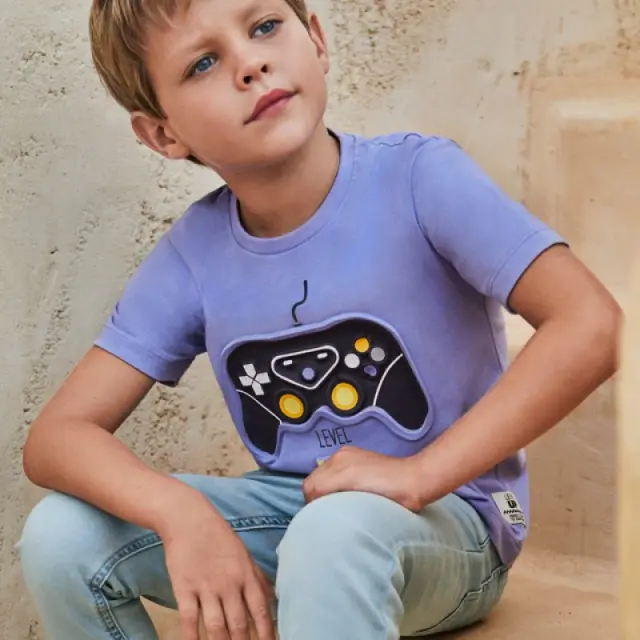 Baby 6 μηνών έως 4 ετών Μπλούζα σταμπωτή Better Cotton λιλά