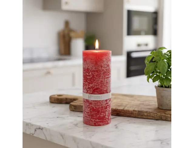 Κερί Kορμός Essentials by Home and Styling 420007880 Semi Transparant 7 x 17cm 420007880