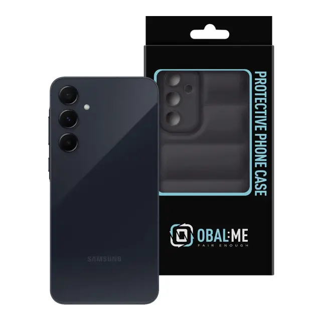 OBAL:ME Puffy Cover for Samsung Galaxy A55 5G Black 3